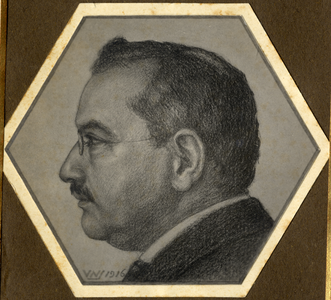 221334 Portret van dr. E. Slijper, geboren 1874, leraar klassieke talen aan het Stedelijk Gymnasium te Utrecht ...